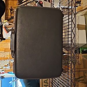 Vintage hardwire briefcase and overnight case